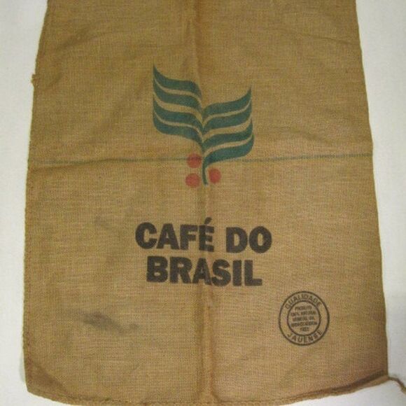 Cafe do Brasil Coffee Burlap Bag - Picture 1 of 5